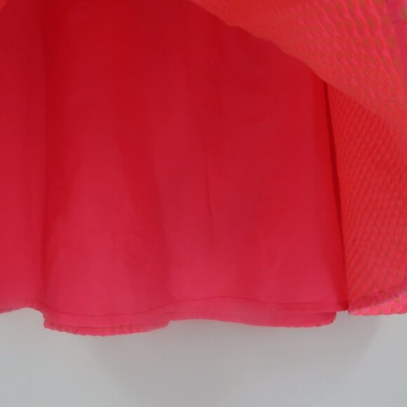 L'Amour Hot Pink Skirt with Gold Hearts Size XL - Picture 4 of 7